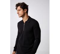 Vêtements Samsoe Samsoe Guna Half Zip 10490 pour M Noir
