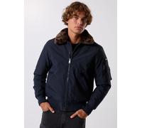 Vêtements Schott Blouson Col Fourrure Schott AIRLINES pour Homme L Bleu