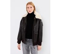Vêtements Schott Blouson Femme Aviateur Oversize pour Femme M Marron