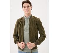 Vêtements Schott Bomber Casual Suede-LC300 pour Homme XL Vert