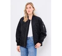 Vêtements Schott Bomber Femme Long Zippe Cote Schott pour Femme S Noir