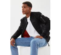 Schott NYC Mixte Airforcers BLOUSON BOMBER SCHOTT, Noir, XXL EU