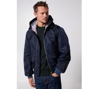 Vêtements Schott Bombers Capuche Marquage Schott MA1GUARDRS pour Homme L Bleu