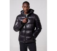 Vêtements Schott Doudoune Brillante A Capuche Schott pour L Noir