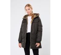 Vêtements Schott Longue Doudoune Reversible pour XS Vert