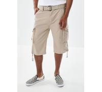 Vêtements Schott Short Militaire A/ceinture Schott pour Homme 31 Beige