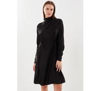 Vêtements Selected Femme Slfalana Ls Short Satin Dress B pour Accessoires 34 Noir