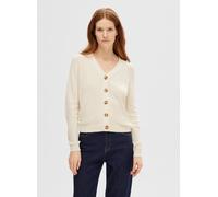 Vêtements Selected Femme Slfelinna Ls Knit Cardigan pour Femme S Beige