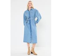 Vêtements Selected Femme SLFELLIN LS SHIRT DRESS pour Accessoires 38 Bleu