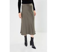 Vêtements Selected Femme Slflena Hw Midi Skirt Noos pour Femme 34 Vert