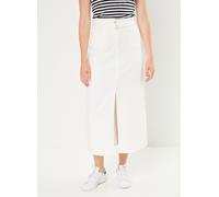 Vêtements Selected Femme Slflexia Mw White Denim Column Skirt pour Femme 42 Blanc