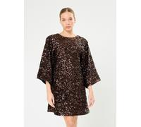 Vêtements Selected Femme Slfmallie Ss Short Sequins Dress B pour Accessoires 38 Marron