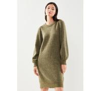 Vêtements Selected Femme Slfmola Mia Ls Knit Dress pour Accessoires M Vert
