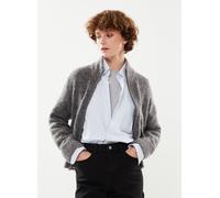 Vêtements Selected Femme Slfsia Ras Ls Knit Zipper Cardigan Noos pour Femme S Gris