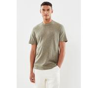 Vêtements Selected Homme Slhberg linen SS Knit Tee Noos pour Accessoires M Gris