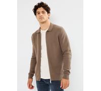 Vêtements Selected Homme Slhdane Ls Knit Structure Cardigan Noos pour Homme XXL Marron