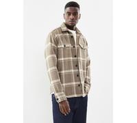 Vêtements Selected Homme SLHMASON-PABLO CHECK OVERSHIRT pour Accessoires S Beige