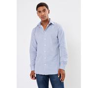 SELETED HOMME Slhslim-Performance Shirt Ls Noos Chemise, Bleu Marine/Rayures : Rayures