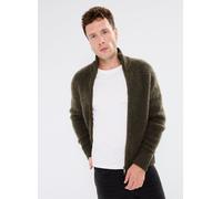 Vêtements Selected Homme Slhted Ls Knit Relaxed Full Zip Cardigan pour Homme M Vert