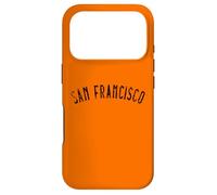 Vêtements SF Vintage San Francisco à Texte Noir Vieilli Coque pour iPhone 17 Pro