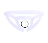 Vêtements Style Thong Micro Hommes Lettres Charme Sous-vêtements Dos G Corde Lingerie Adolescent, Blanc., taille unique