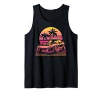 Vêtements technologiques JDM RX7 FD Néo-Rétro Synthwave Drift Débardeur