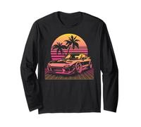 Vêtements technologiques JDM RX7 FD Néo-Rétro Synthwave Drift Manche Longue