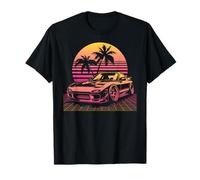 Vêtements technologiques JDM RX7 FD Néo-Rétro Synthwave Drift T-Shirt