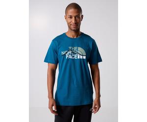 Vêtements The North Face M Ss Mountain Line Tee pour Homme S Bleu