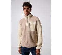The North Face - Polaire demi-zippée - M Yumiori 1/4 Zip Mushroom Grey Gravel Mocha Brown pour Homme - Taille 161-173 - Beige Beige 161-173
