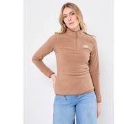Vêtements The North Face W 100 Glacier 1/4 Zip - EU Glacier pour Femme M Marron