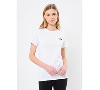 Vêtements The North Face W S/S SIMPLE DOME SLIM TEE pour Femme L Blanc