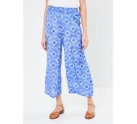 Vêtements The Tiny Big Sister Cross Stitch Flowers Patch Pockets Trousers pour Femme 40 Bleu