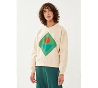 Vêtements The Tiny Big Sister “Geometric” Sweatshirt pour Femme 34 Blanc