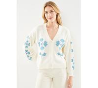 Vêtements The Tiny Big Sister Luisa Embroidered Cardigan pour Femme 36 Blanc