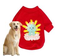 Vêtements thermiques d'automne pour animaux de compagnie Nouvel An | Pull mignon pour chien par temps froid, petit chat, lapin, chinchilla vêtements pour animaux de compagnie pour fête sur le
