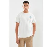 Vêtements Timberland Back Graphic Short Sleeve Tee pour Homme L Blanc