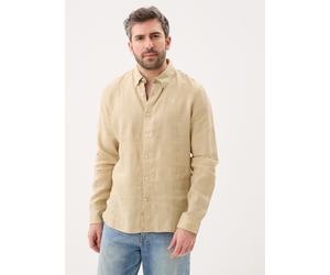 Vêtements Timberland Mill Brook Linen Shirt pour Homme 3XL Beige