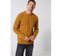 Vêtements Timberland Phillips Brook Cable Crew Neck Sweater pour Homme 3XL Marron