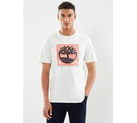 Vêtements Timberland Short Sleeve Front Graphic Tee pour Homme L Blanc