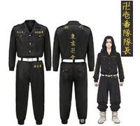 Vêtements Tokyo Revengers Baji Keisuke Cosplay Noir M (168-172cm)