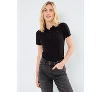 Vêtements Tommy Hilfiger 1985 Slim Pique Polo WW0WW42047 pour Femme XXL Noir
