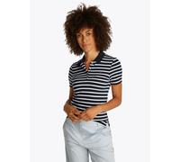 Vêtements Tommy Hilfiger 1985 Slim Pique Polo WW0WW43225 pour Femme XS Bleu