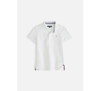 Tommy Hilfiger Polo garçon manches courtes en coton biologique blanc 14 ans