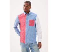 Vêtements Tommy Hilfiger Chambray Blocking Cl MW0MW42461 pour Homme L Multicolore