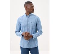 Vêtements Tommy Hilfiger Chambray Pocket Rf B pour Homme S Bleu