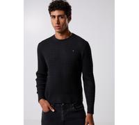 Vêtements Tommy Hilfiger Co Cable Fine Gg C-N WW0WW44993 pour Homme L Noir