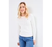 Vêtements Tommy Hilfiger Co Cable Mid Gg Ls C WW0WW45207 pour Accessoires M Blanc