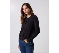 Vêtements Tommy Hilfiger Co Jersey Fine Gg C WW0WW42370BDS pour Femme L Noir