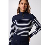 Vêtements Tommy Hilfiger Co Jersey Gold Btn M WW0WW47467 pour Femme XS Blanc